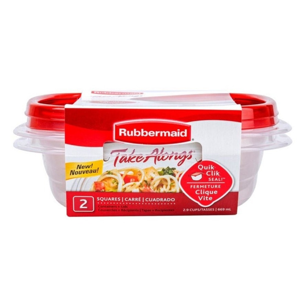 Rubbermaid Take Alongs 2.9 Cups Containers + Lids